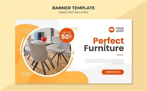 Premium Vector Perfect Furniture Web Banner Template