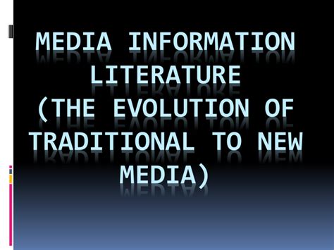 2 Evolution From Traditional To New Media