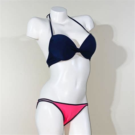 Victoria S Secret Swim 3 Piece Bikini Set Xhilaration Top Victorias