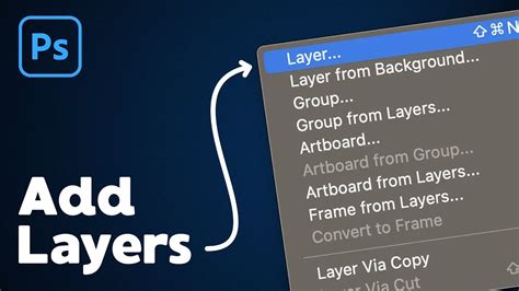 How To Add A Layer In Photoshop Youtube