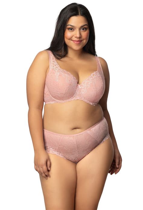 Set padded bra powder pink Natalie BIG M 3824 22 and panties F 3824 52 róż pudrowy LINGERIE