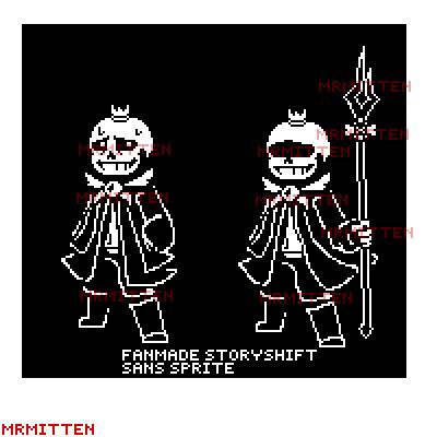 Fanmade Storyshift sans sprite by Mrmitten on DeviantArt