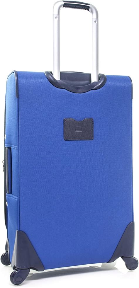 Review Tommy Hilfiger Signature Solid Expandable Spinner Luggage Blue