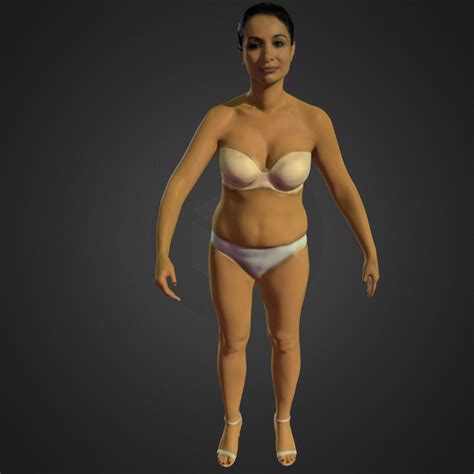 Dama En Bikini Modelo D Obj Free D