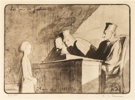 Lot Honore Daumier Les Gens De Justice