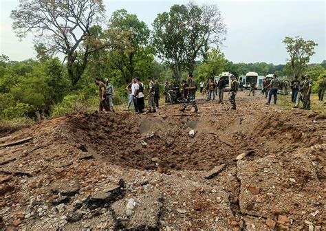 Dantewada Naxal Attack Ied Was Planted 2 Months Ago By Maoists For