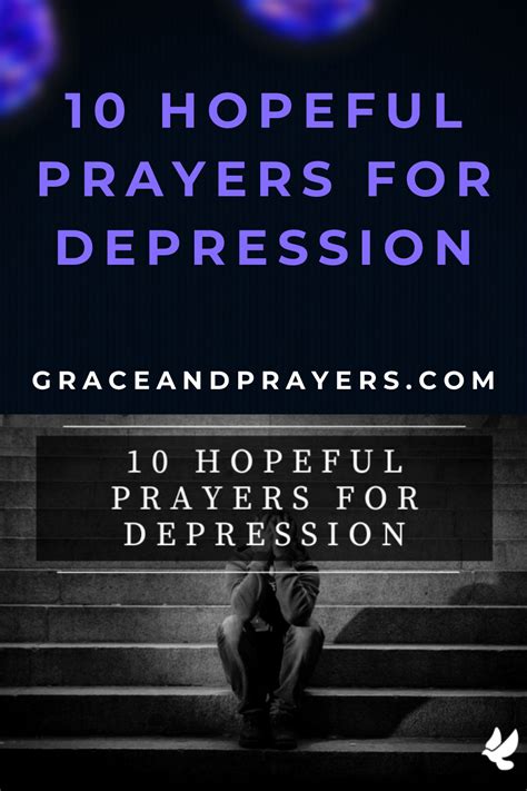 10 Hopeful Prayers for Depression - Grace and Prayers