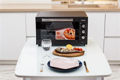 Мини-печь Simfer M3510 Classic, 3 режима работы, верхний и нижний ...