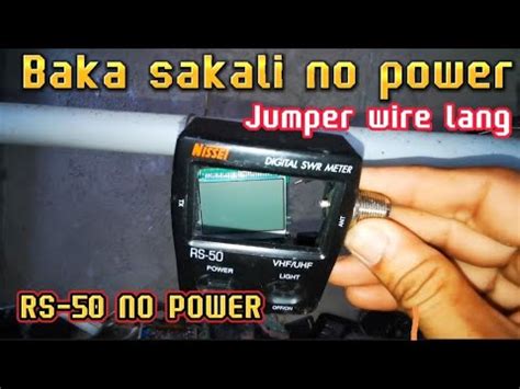 Swr Digital Meter Nissei RS 50 Ok Na Walang Sablay No Over Heat