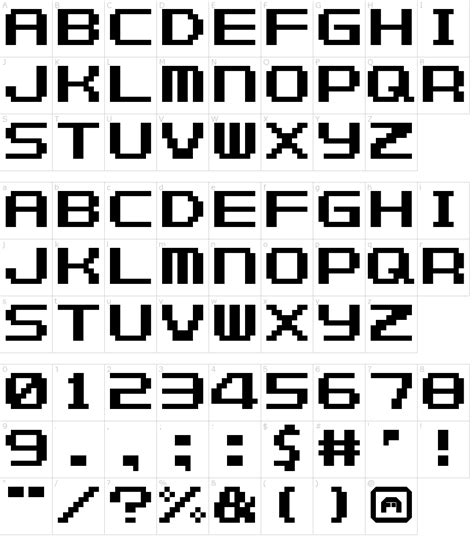 Pokemon Gba Font Profdatabase