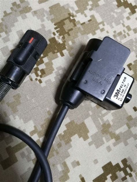 Tca Replica Nexus U Ptt Tactical Peltor Pin For Prc A Radio