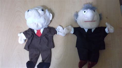 2 MUPPETS Hand Puppets Statler Waldorf muppet show sesame street | #1758805992