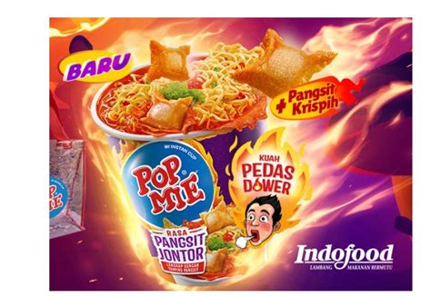 Pop Mie Kuah Pedas Dower Rasa Pangsit Jontor 75g - Instant Noodles Brand New Product From ...