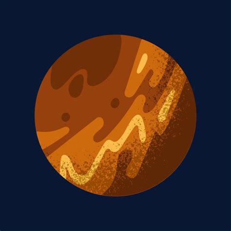 Esfera de bola del planeta venus en el cosmos cuerpo cósmico globo