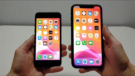 Iphone Se 2020 And Iphone Xr 11 Size Comparison Youtube