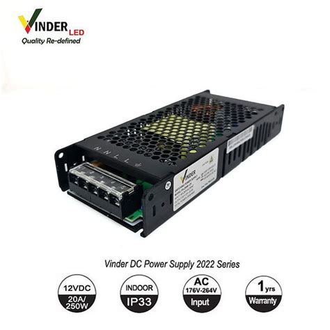 Jual Vinder Switching Power Supply 12V DC 20A 20 Ampere Slim Design