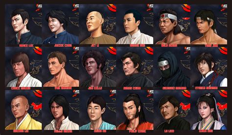 Shaolin Vs Wutang 2 Real Character Names By Luan Jaguar King 1993 Mod