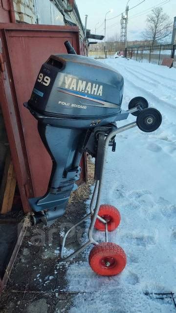 Лодочный мотор Yamaha 9,9 л. с 4х тактный ручной+электростартер, 9,90 л ...