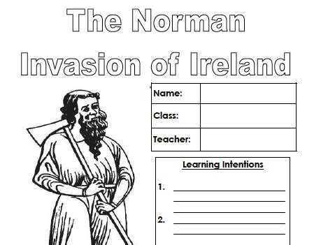 The Norman Invasion of Ireland (Pupil workbook) | Teaching Resources