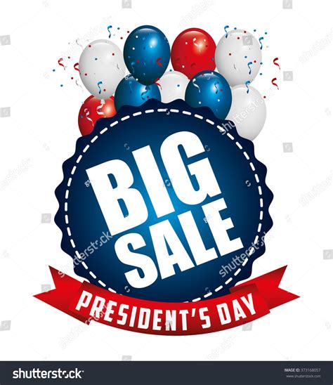 Presidents Day Sale Design Vector Illustration Stock Vector (Royalty ...