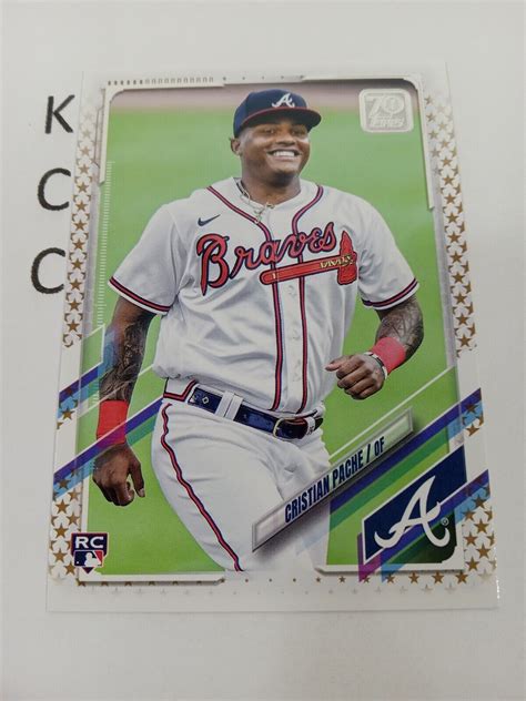 Topps Gold Star Cristian Pache Rc For Sale Online Ebay