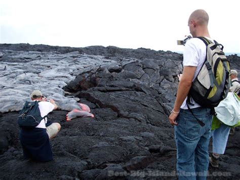 Lava flow viewing on the Big Island of Hawaii is an amazing experience