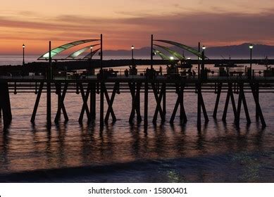 Sunset Redondo Beach Pier Santa Monica Stock Photo 15800401 | Shutterstock