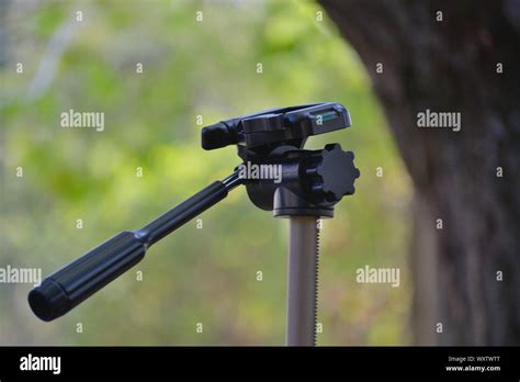 Amateur Photography Tripod Outside Stock Photo Alamy