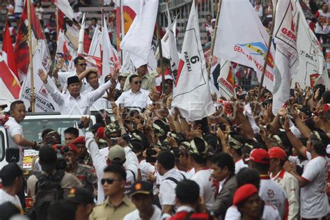 KAMPANYE PARTAI GERINDRA | ANTARA Foto