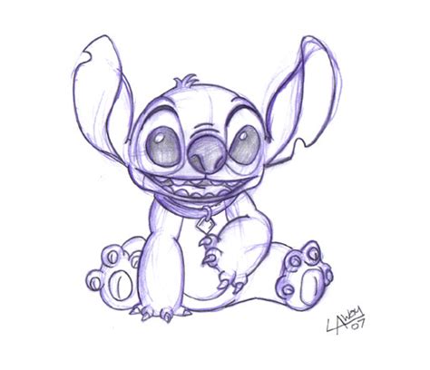 Stitch Sketch by AngelCrusher on DeviantArt