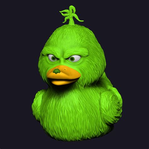 Файл STL The Grinch Duck 🦆 ・Модель для печати в 3D скачать・Cults
