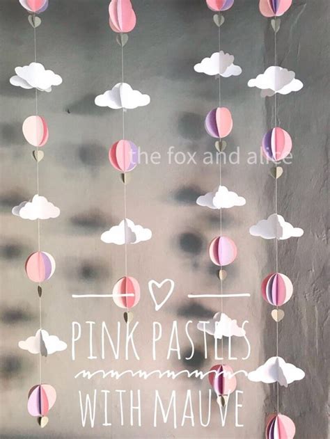 Hot Air Balloon Mobile Nursery Balloon Decor Baby Shower kids room decor Etsy 日本 2024