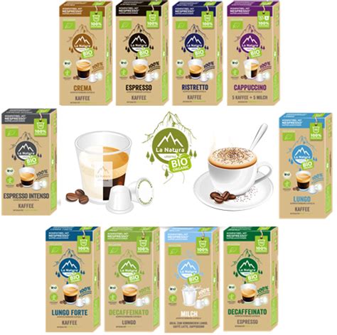 La Natura Lifestyle BIO Kaffee Geniesser Set 100 Kompostierbare