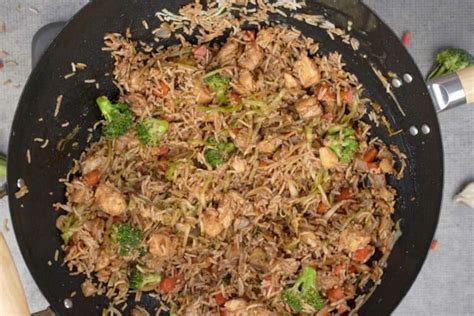 Teriyaki Chicken Fried Rice Recipe Whiskaffair