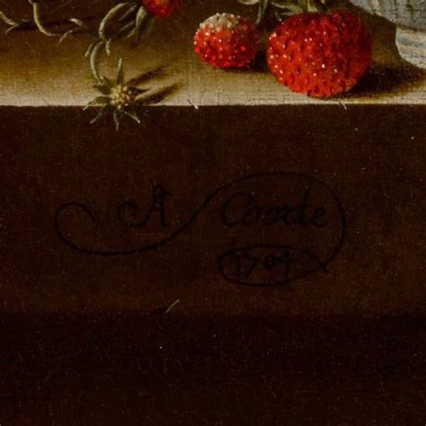 Still Life With Strawberries By Adriaen Coorte Acquired By The Museum