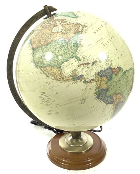 lot national geographic lighted world globe