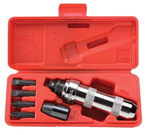 TEKTON 2905 3 8 Inch Drive Manual Hand Impact Driver Set 7 Piece