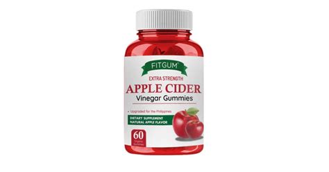 Fitgum Extra Strength Apple Cider Vinegar 60 Organic Gummies Dubai Cosmetics