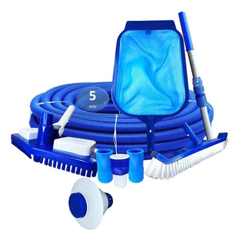 Kit Limpeza Para Piscinas Mangueira Mt Cabo Clorador