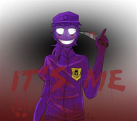 Purple Guy It On Deviantart Purple Guy Fnaf Night Guards