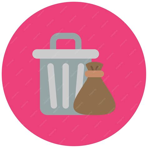 Ilustración Plana De Eliminación De Basura Vector Premium