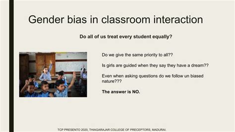 Gender Bias In Education Ppt