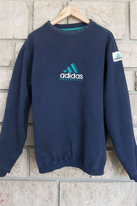 Vintage Sweatshirt Mens 90s Sweatshirts Adidas Sweatshirt Etsy