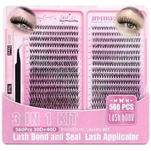 Amazon JIMIRE Individual Lashes Kit DIY Lash Extenisons Kit