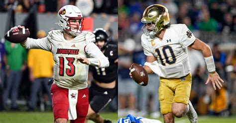 Notre Dame At Louisville In Prime Time Key Storylines