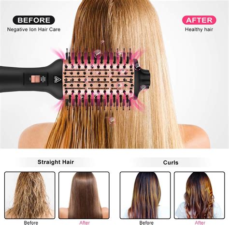 Aibesser Hair Dryer Brush Hot Air Brush For Hair Styling Women Brush Dryer And Volumizer