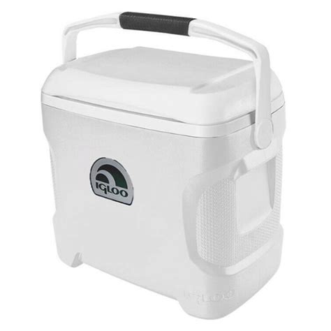 Hielera Marine Ultra Con Capacidad De 28l Con Tapa Sencilla Color Blanco Igloo