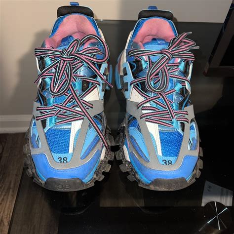 Balenciaga Track Runners Blue Womens Size Depop