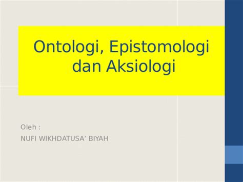 Ppt Ontologidoc Adein Ns