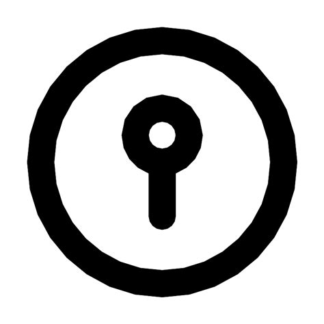 Keyhole Vector Svg Icon Svg Repo